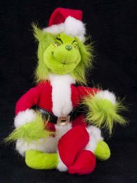 Grinch Who Stole Christmas Beverly Hills Teddy Bear Co Sitting Plush